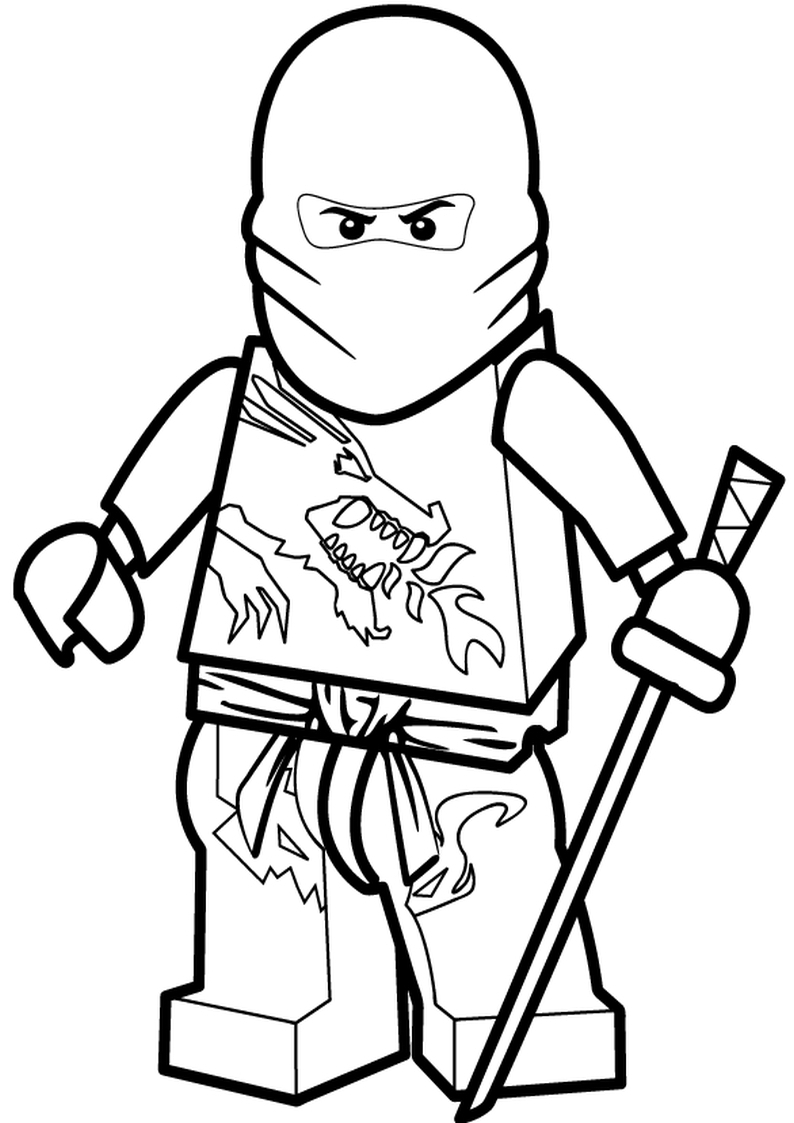 Lego NinjaGo kolorowanki